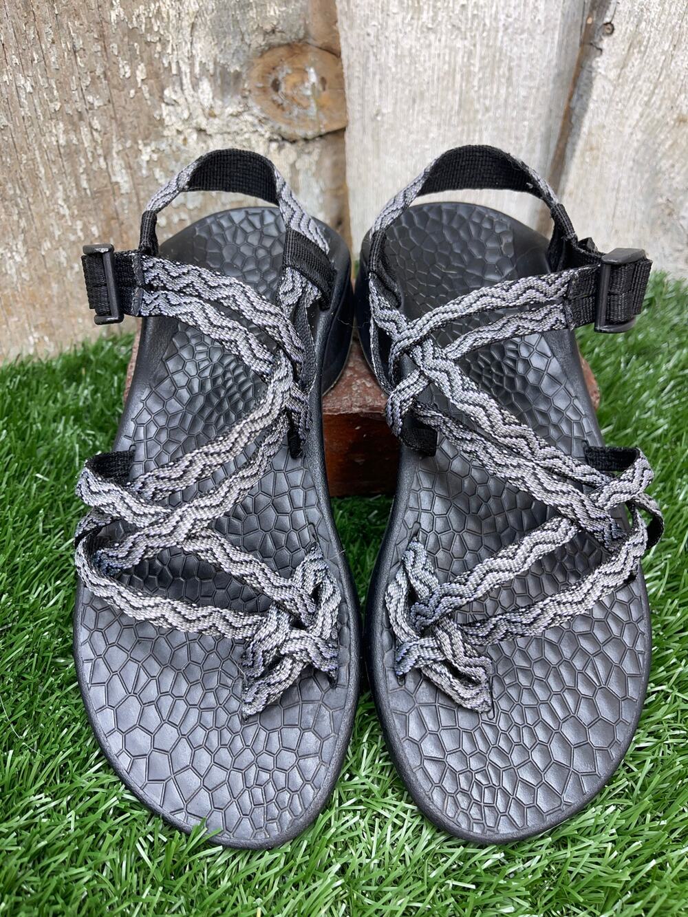 Chaco Updraft EcoTread X2 Outdoor Gray Waves Sandals US Women's 7